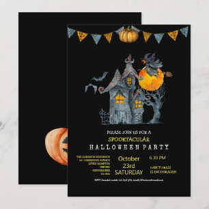 Spookios niedliches Halloween-Party Einladung