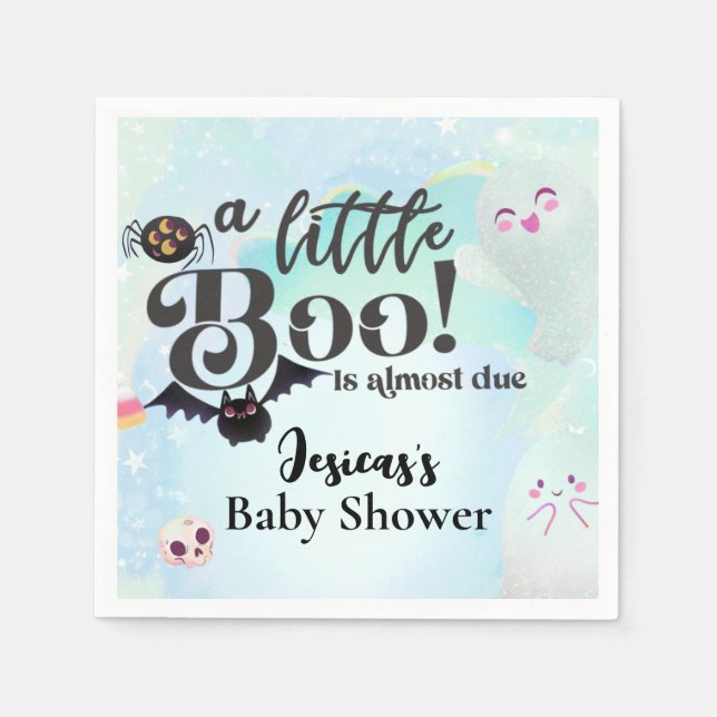 Spookke niedliche Babydusche Serviette (Vorderseite)