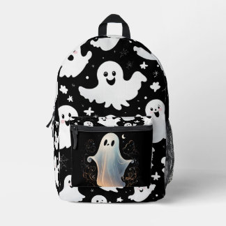 Spookke Niedliche Geister: Ein spielerisches Hallo Bedruckter Rucksack