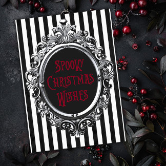 Spookoky Christmas wünscht Weihnachtskarte Dankeskarte