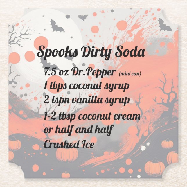Spooks Dirty Soda Untersetzer (Vorderseite)