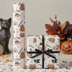 Spooks & Spells Halloween-Magie-Muster ID1327 Geschenkpapier