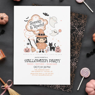Spooks & Spells Halloween-Party Black ID1325 Einladung