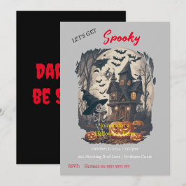 Spooktacular Beängstigend Halloween Einladung