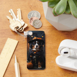 Spooktacular Bernese Dog: Ein Halloween-Howl-o-Wee Schlüsselanhänger