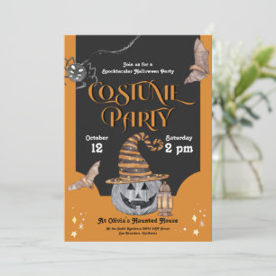 Spooktacular Costume Halloween-Party Einladung