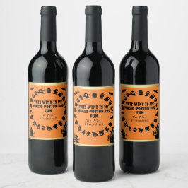 Spooktacular Custom Wine Labels for Halloween! Weinetikett
