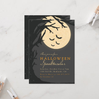 Spooktacular Dark House Halloween-Party Einladung
