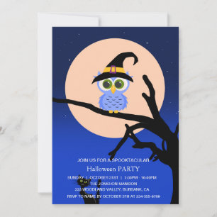 Spooktacular Dark Spuk House Halloween-Party I Einladung