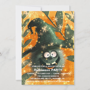 Spooktacular Dark Spuk House Halloween-Party I Einladung