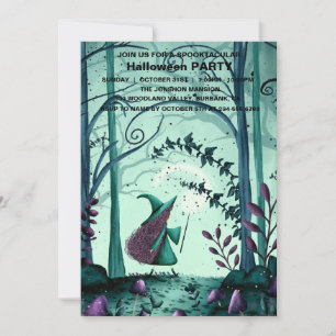 Spooktacular Dark Spuk House Halloween-Party I Einladung
