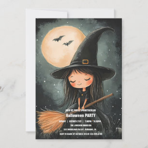 Spooktacular Dark Spuk House Halloween-Party I Einladung