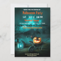 Spooktacular Dark Spuk House Halloween-Party in