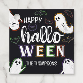 Spooktacular Geister & Fledermäuse glückliches Hal Geschenkanhänger