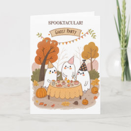 Spooktacular Ghost-Party Karte