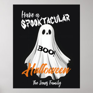 Spooktacular Ghosted Gruß Poster