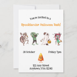 Spooktacular Halloween Bash Einladung