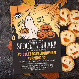 Spooktacular Halloween Birthday Kids Einladung