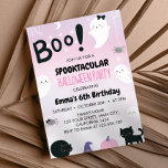 Spooktacular Halloween Geburtstagsparty Einladung<br><div class="desc">Mit unserer Geburtstagseinladung laden wir Sie ein, Freunde und Familie zu Ihrem Party einzuladen. Das Design ist farbenfroh und bietet viel Platz für alle wichtigen Details wie Datum, Uhrzeit und Lage des Party. Ideal für jedes Alter, Geschlecht und Thema des Party, es wird sicher sein, Ihre Gäste zu beeindrucken und...</div>