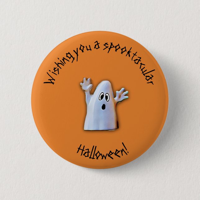 Spooktacular Halloween Knopf Button (Vorderseite)