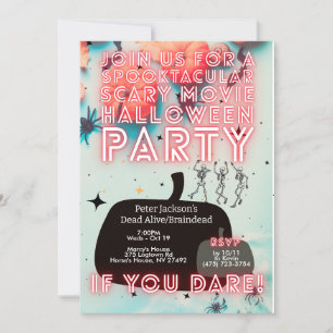 Spooktacular Halloween Party Scary Invitation