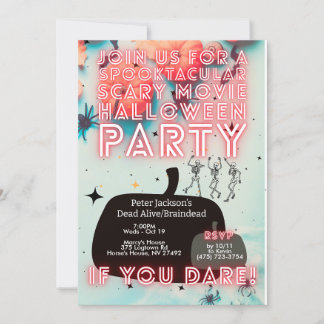 Spooktacular Halloween Party Scary Invitation
