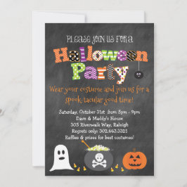 Spooktacular Halloween-Party-Tafel-Einladung Einladung