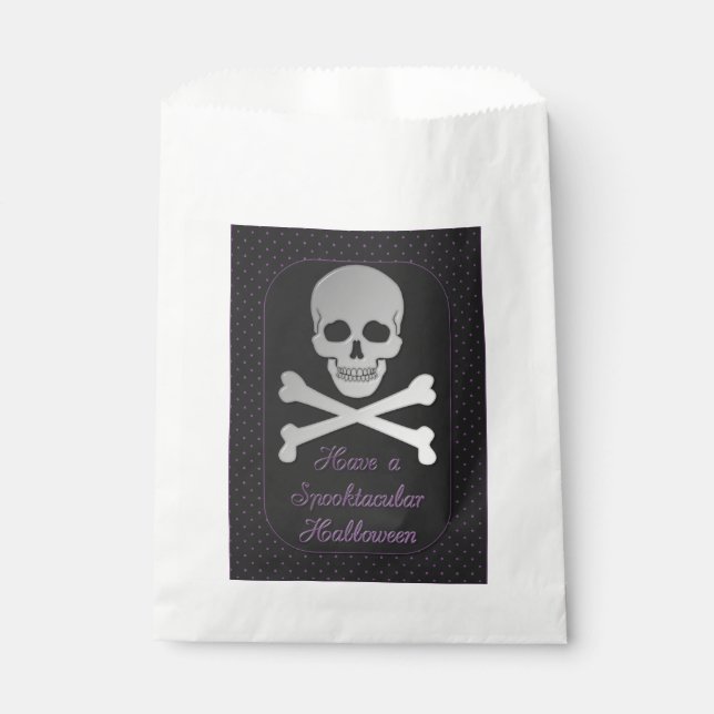 Spooktacular Halloween Skull Geschenktütchen (Vorderseite)