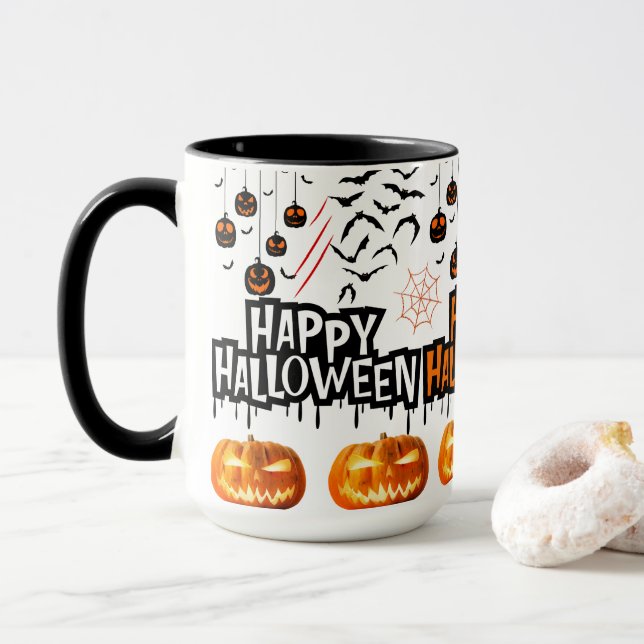 Spooktacular Halloween Tasse (Mit Donut)