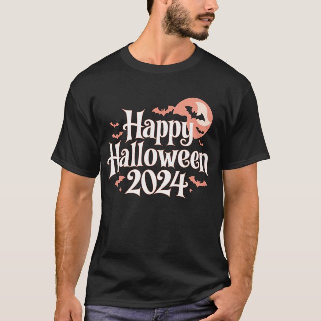 Spooktacular Happy Halloween 2024 T - Shirt (Vorderseite)