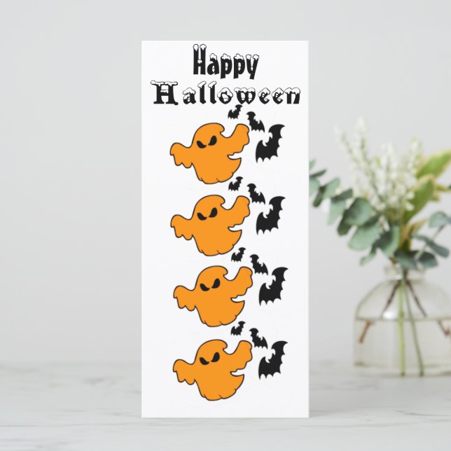 Spooktacular Happy Halloween Boo Ghost Ghouls Spaß (Stehend Vorderseite)