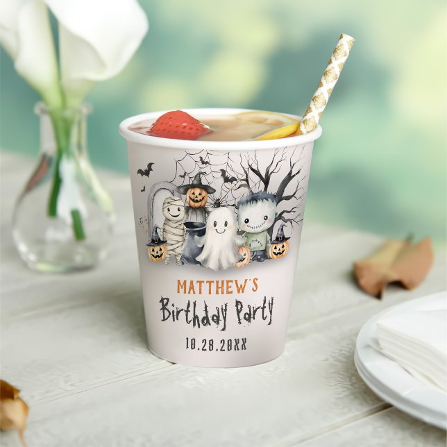 Spooktacular Kids Halloween Pappbecher (Von Creator hochgeladen)