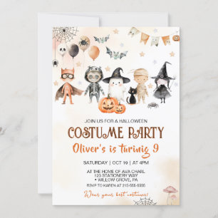 Spooktacular Kostüm Party Halloween Geburtstag Einladung