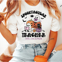 Spooktacular Lehrer Custom Name Süßes Halloween