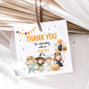 Spooktacular Monsters Halloween Geschenkanhänger