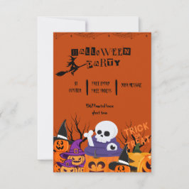 Spooktacular-niedlich-Geister-Halloween-Party Einladung