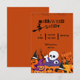 Spooktacular-niedlich-Geister-Halloween-Party Einladung
