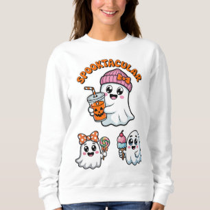Spooktacular Niedlich Ghost Halloween Sweatshirt