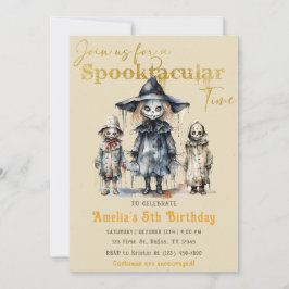 Spooktacular Party Halloween Einladung