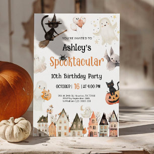 Spooktacular Party Halloween Einladung