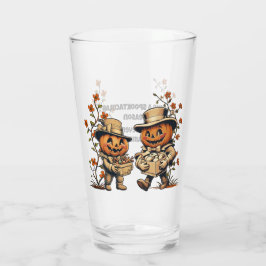 Spooktacular Pumpkin Pals Halloween Glas