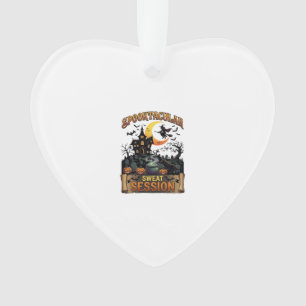 Spooktacular Schweiß-Session Spukhaus Hexe Cau Ornament
