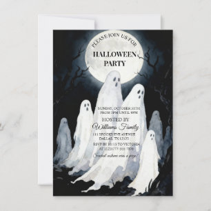 Spooktacular Spookular Ghost-Halloween-Party Einladung