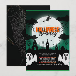 SpookTacular Spuk Castle Halloween-Party Einladung