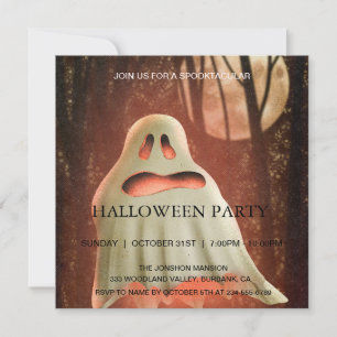Spooktacular Spuk House Halloween-Party Ghost Einladung