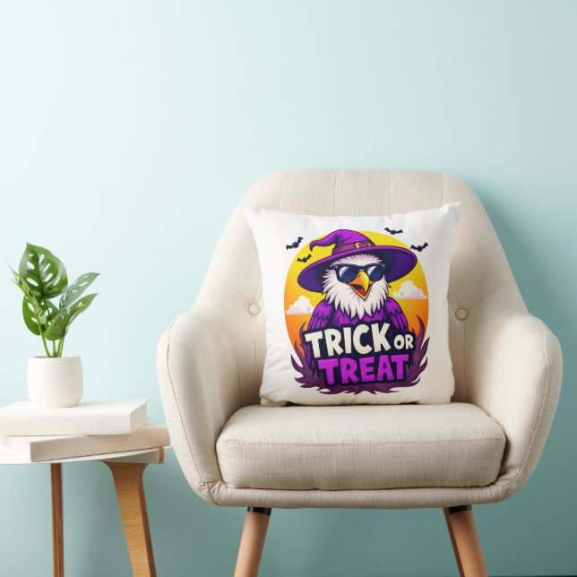Spooktacular "TRICK OR TREAT" Halloween Design! Kissen (Stuhl )