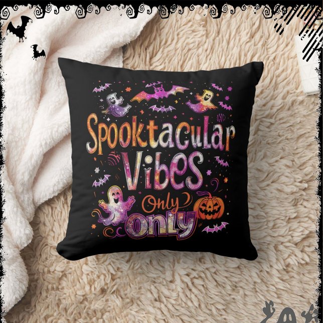 Spooktacular Vibes Only | ExDesigner | Halloween Kissen (Von Creator hochgeladen)