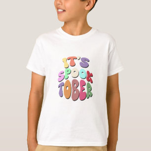 Spooktober Halloween Funny Groovy Friends T-Shirt