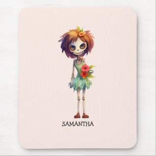 Spooky, aber Niedlich Zombie Kid - Adorable Macabr Mousepad