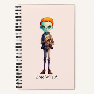 Spooky, aber Niedlich Zombie Kid - Adorable Macabr Notizbuch